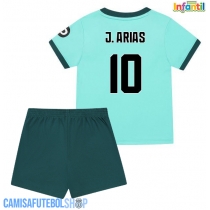 Camisa de time de futebol Wolves Jhon Arias #10 Replicas 2º Equipamento Infantil 2025-26 Manga Curta (+ Calças curtas)